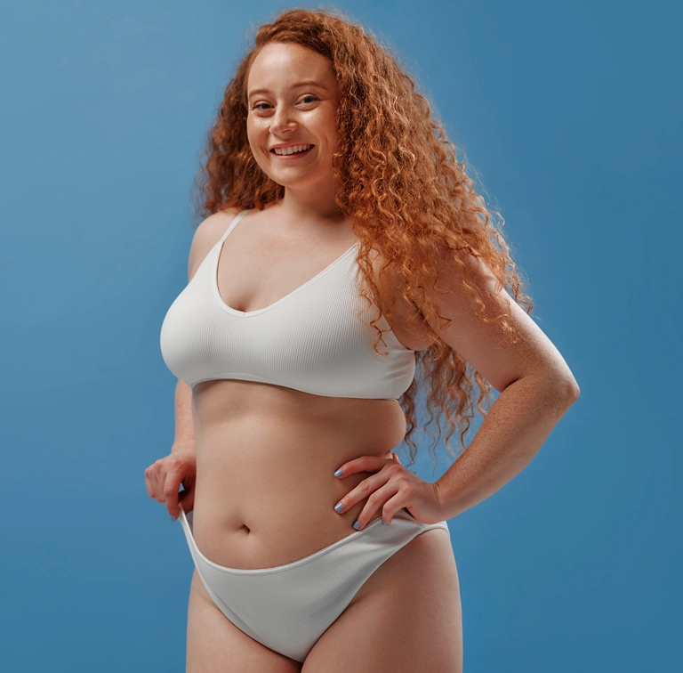 Supportive garments for plus size figures
